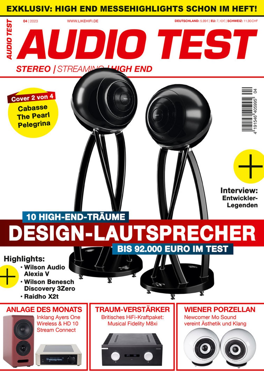 Audio Magazine Germany 2023-04 Original Print Issue