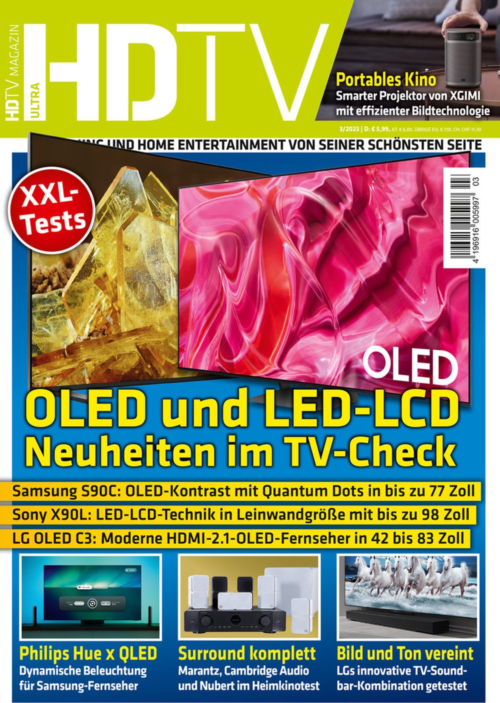 HDTV 2023-03 OLED-Fernseher LED-LCD-Fernseher TV-Test