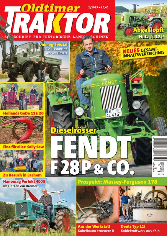 Oldtimer Traktor Magazine Germany 2023-02 Original Print Issue