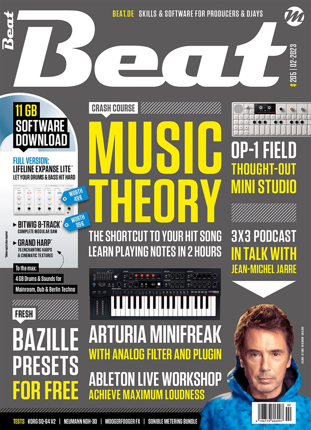 Beat English Magasin Tyskland 2023-02 – Jean-Michel Jarre – Originaludgave