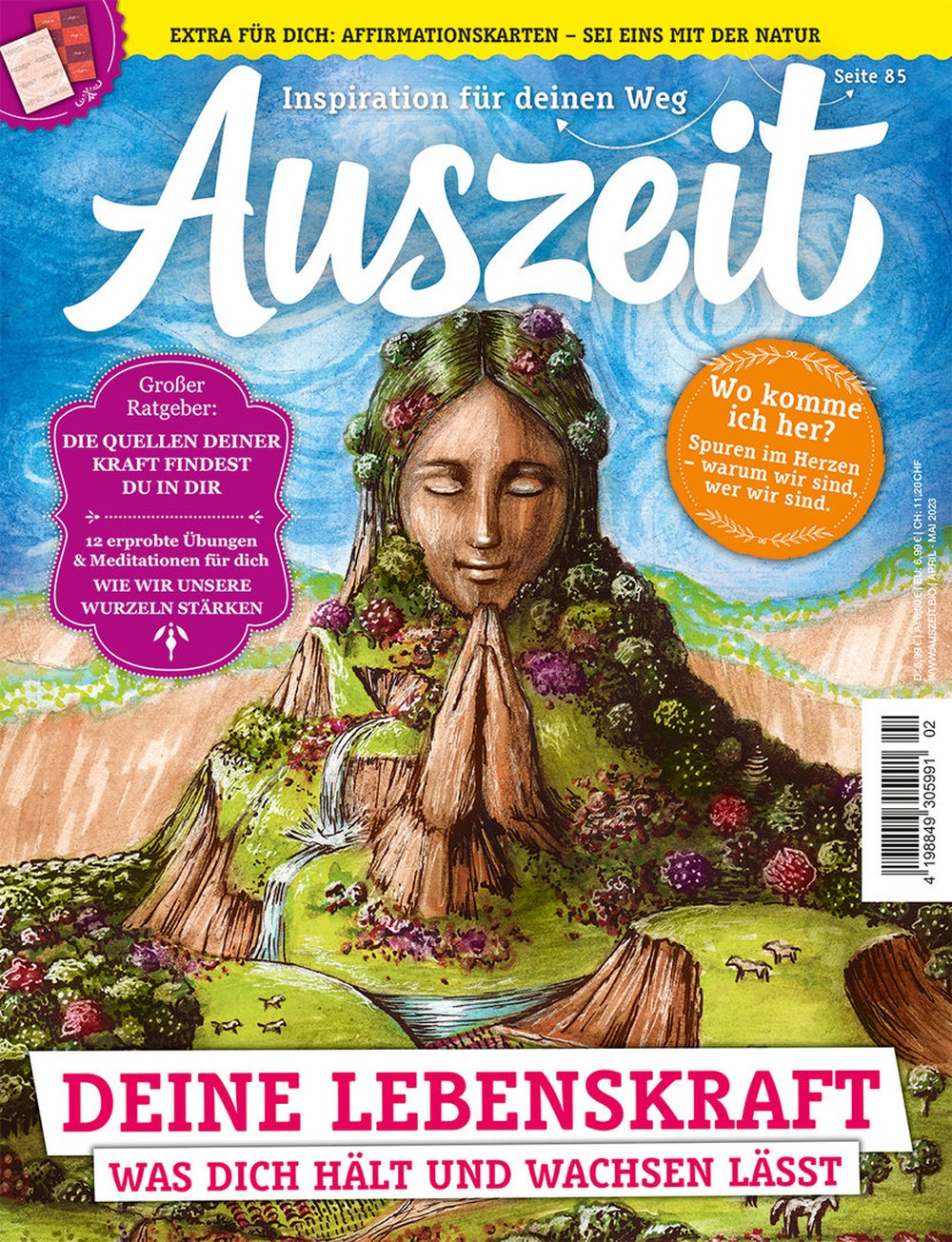 Auszeit 2023-02 Lebenskraft Meditation Achtsamkeit