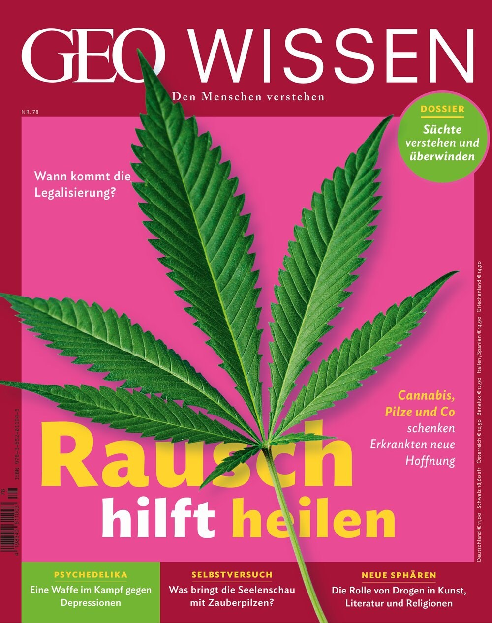 Geo Wissen Magazin Deutschland 2022-78 Cannabis Legalisierung Psychedelika