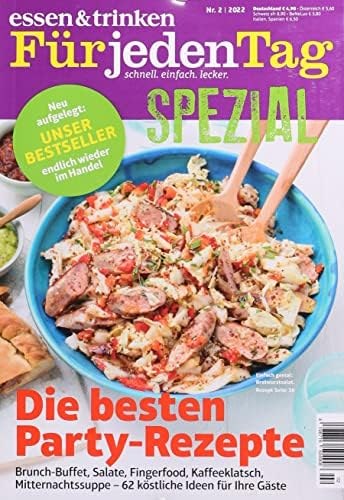 Essen & Trinken 2022-02 Party-Rezepte Brunch-Buffet Salate