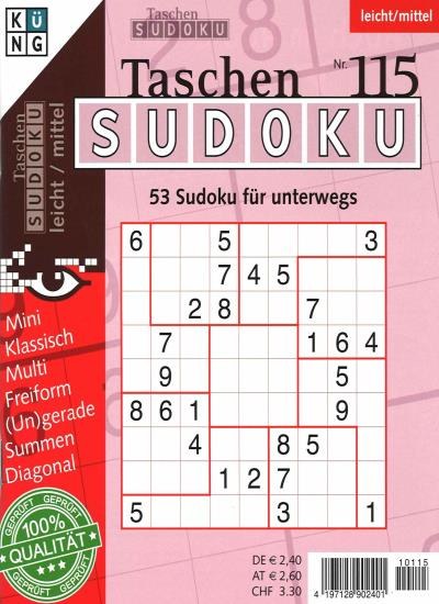 Taschen Sudoku 2021 Alkuperäinen painos
