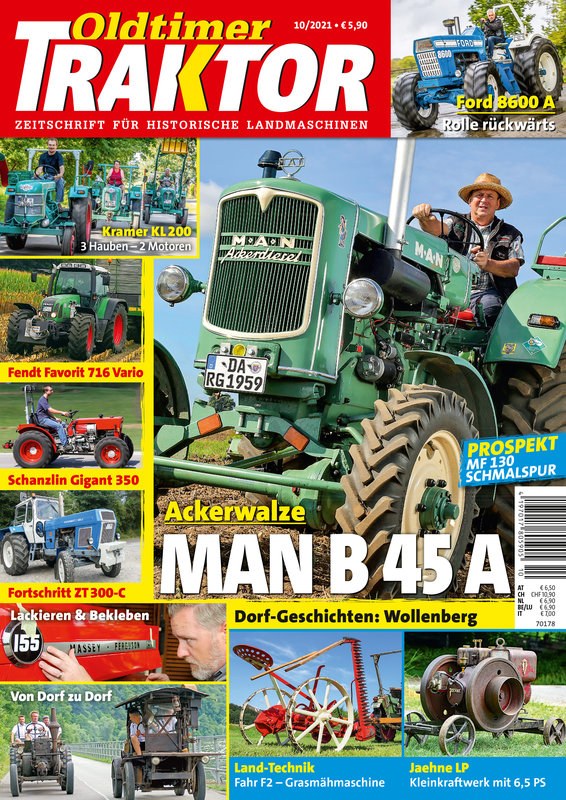 Oldtimer Traktor Magasin Tyskland 2021-10 Originaludgave