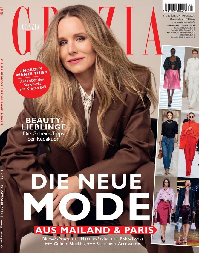 Grazia Revista Alemania 2026-22 – Kristen Bell – Edición original