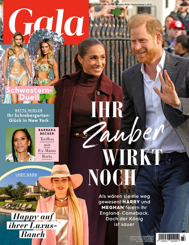 Gala Magasin Tyskland 2026-43 – Meghan Markle Prince Harry Lady Gaga Gigi Hadid Bella Hadid – Originaludgave
