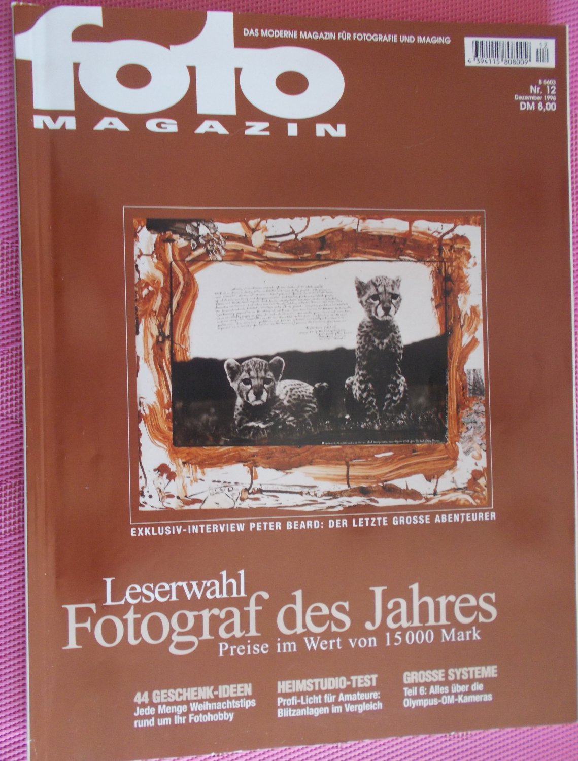Foto Magazin Deutschland 1998-12 Peter Beard