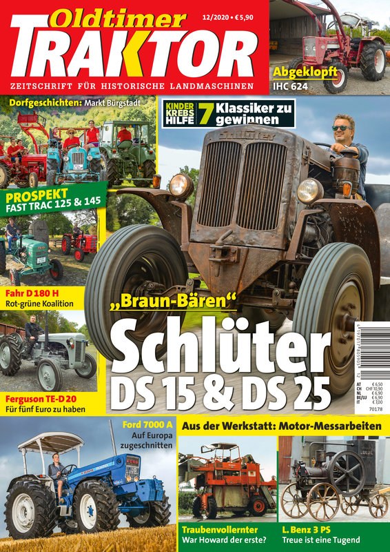 Oldtimer Traktor Tijdschrift Duitsland 2020-12 Originele uitgave
