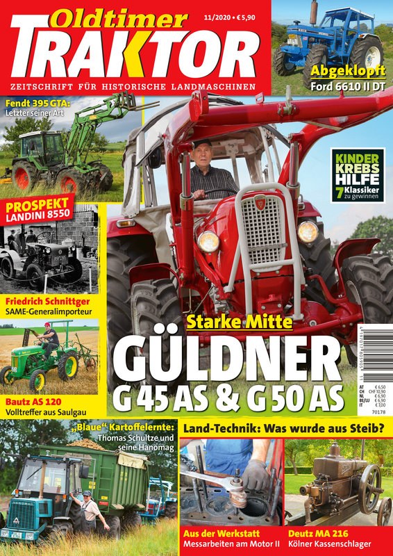 Oldtimer Traktor Magasin Tyskland 2020-11 – Friedrich Schnittger Thomas Schultze – Originaludgave