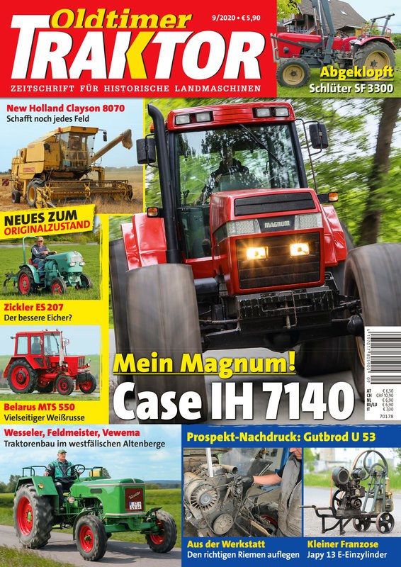 Oldtimer Traktor Magasin Tyskland 2020-09 Originaludgave
