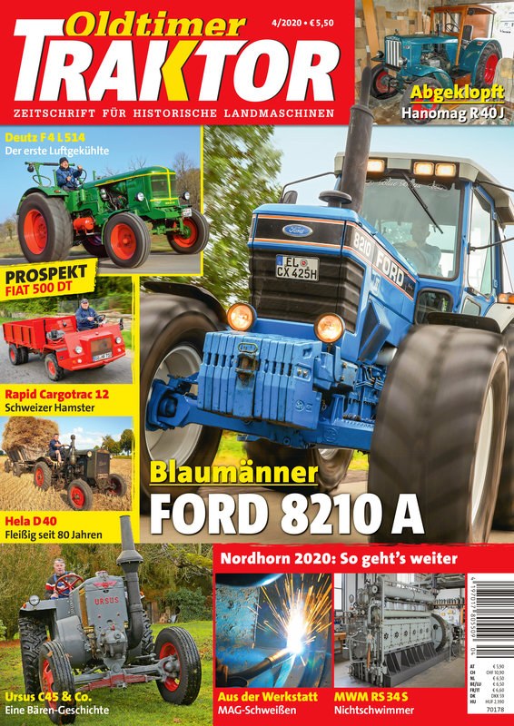Oldtimer Traktor Revista Alemanha 2020-04 Edição original