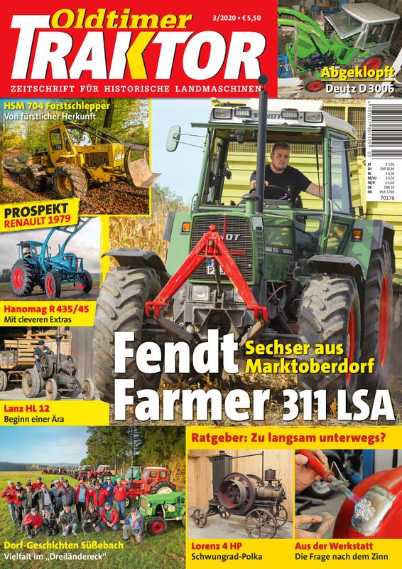 Oldtimer Traktor Magazine Allemagne 2020-03 Édition originale