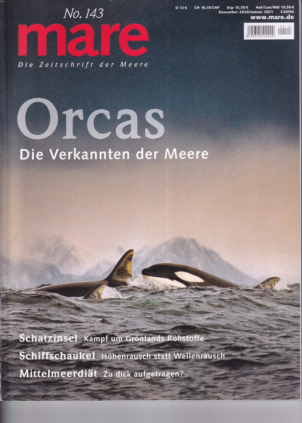 Mare - Die Zeitschrift Der Meere Magasin Tyskland 2020-01 Originaludgave