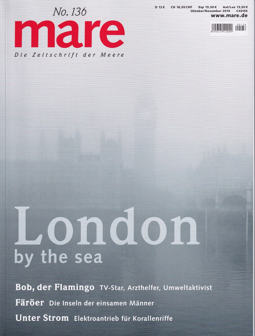 Mare - Die Zeitschrift Der Meere Magazine Allemagne 2019-10 Édition originale