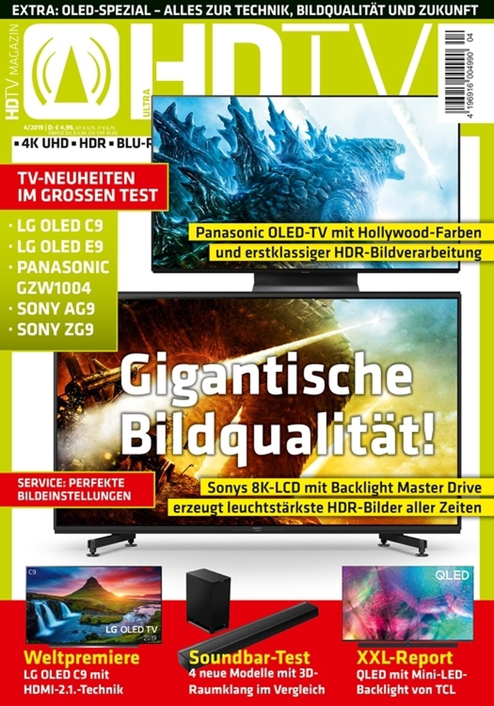 HDTV 2019-04 Oled-tv 4K UHD HDR