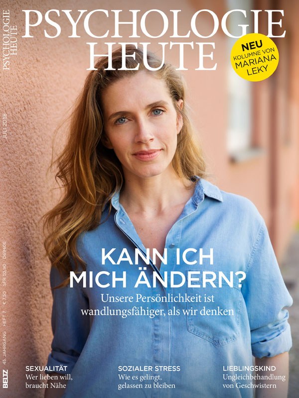 Psychologie Heute Magazine Allemagne 2018-07 Édition originale