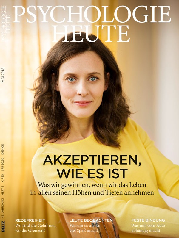 Psychologie Heute Magazin Deutschland 2018-05 Akzeptanz Lebensführung Redefreiheit