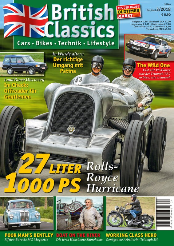 British Classics Magazin Deutschland 2018-03 Rolls-Royce Hurricane Oldtimer Klassische Britische Automobile