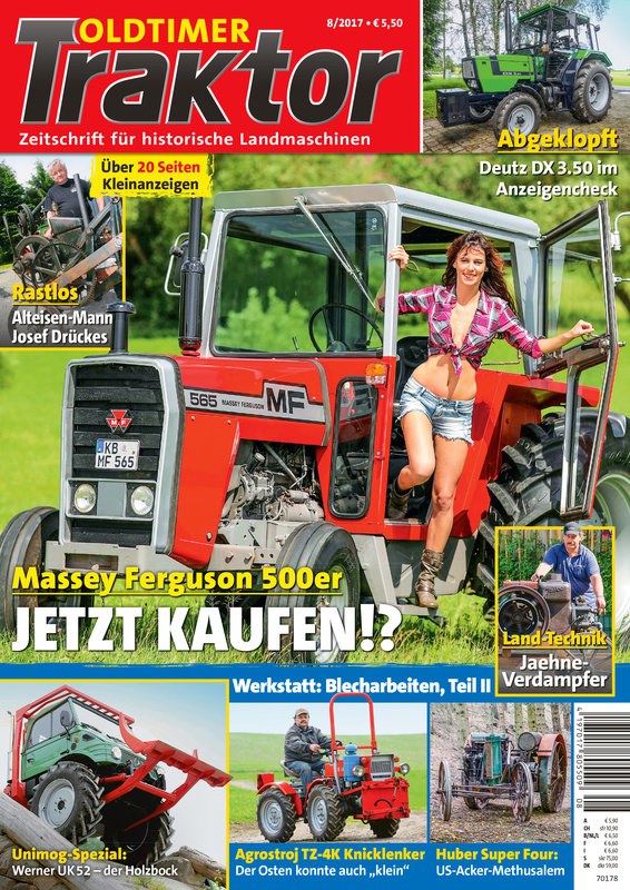 Oldtimer Traktor Magazin Deutschland 2017-08 Josef Drückes