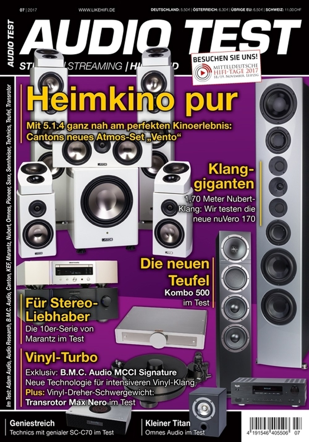 Audio Magazin Deutschland 2017-07 Heimkino Surround-Sound Dolby Atmos