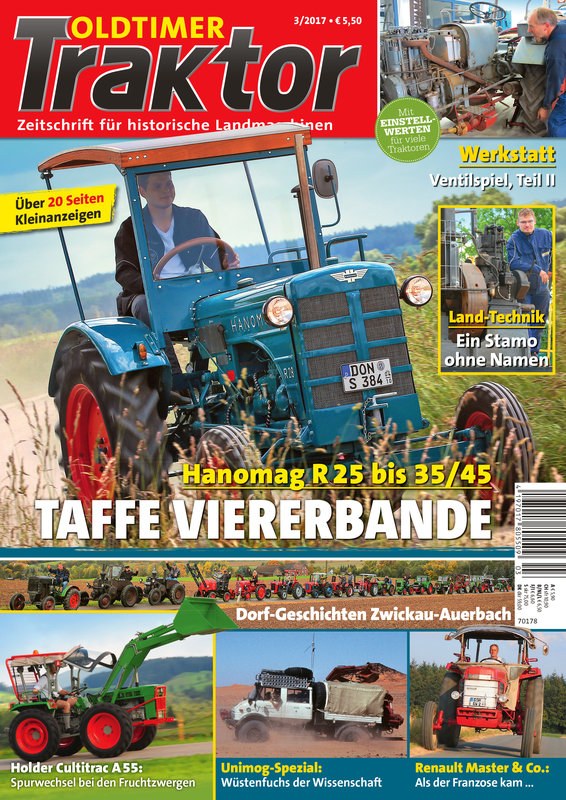 Oldtimer Traktor Magazin Deutschland 2017-03 Oldtimer-Traktor Hanomag R25 Hanomag R35/45