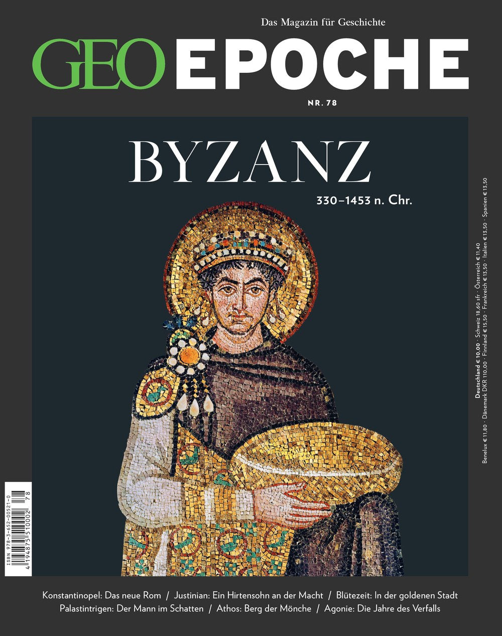 Geo Epoche Revista Alemania 2016-78 – Justinian I. – Edición original