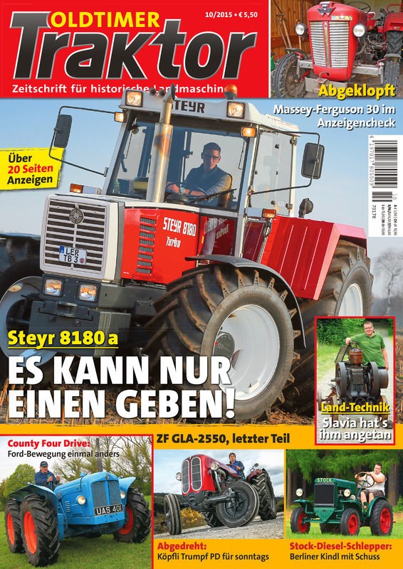 Oldtimer Traktor Magazine Germany 2015-10 Original Print Issue