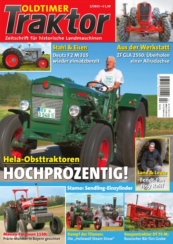 Oldtimer Traktor Revista Alemanha 2015-02 – Josy Reiff – Edição original