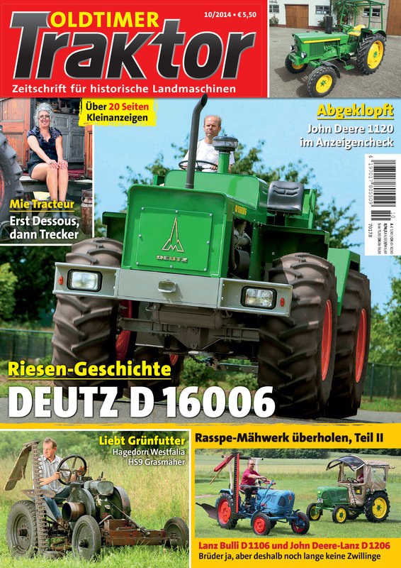 Oldtimer Traktor Magasin Tyskland 2014-10 Originaludgave