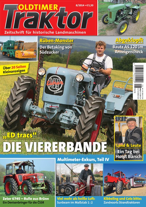 Oldtimer Traktor Magasin Tyskland 2013-11 – Horst Bärsch – Originaludgave