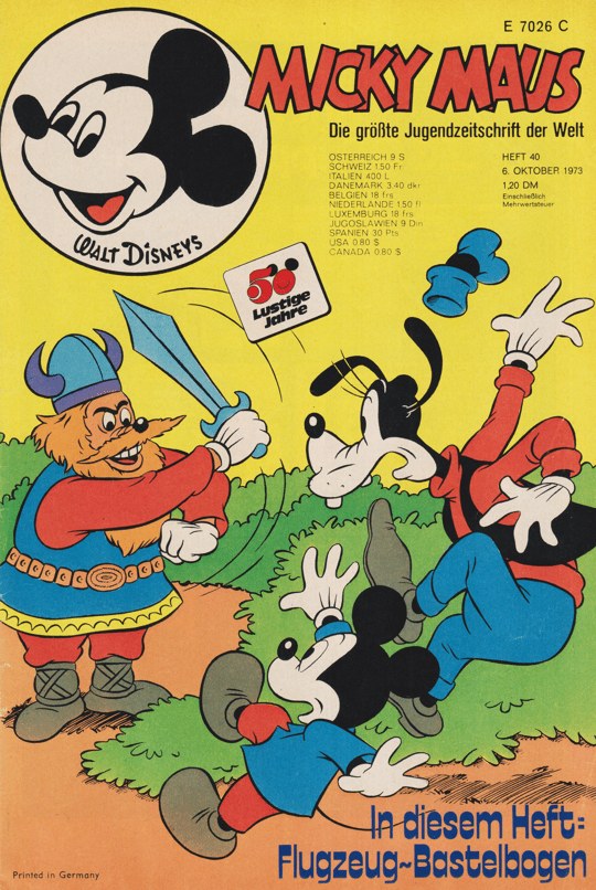Micky Maus Magazin Deutschland 1973-40 Micky Maus Goofy