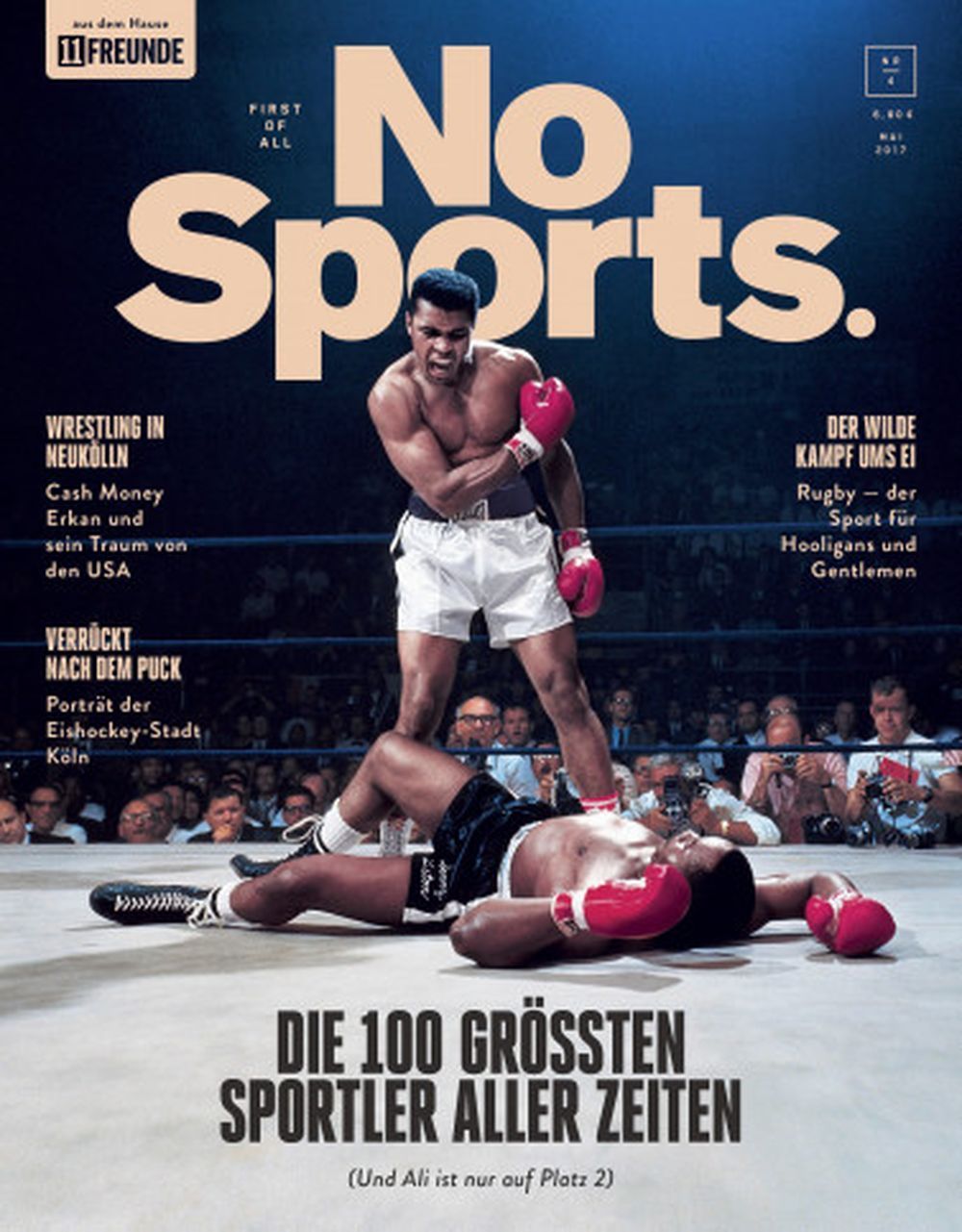 No Sports Rivista Germania 2017 #4 Muhammad Ali George Foreman Joe Louis