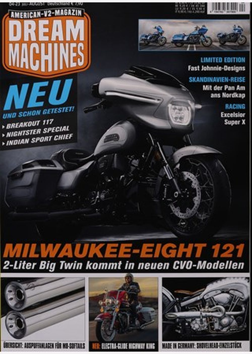 Dream Machines Magazine Germany 2023-04 Harley Davidson Milwaukee Eight 121