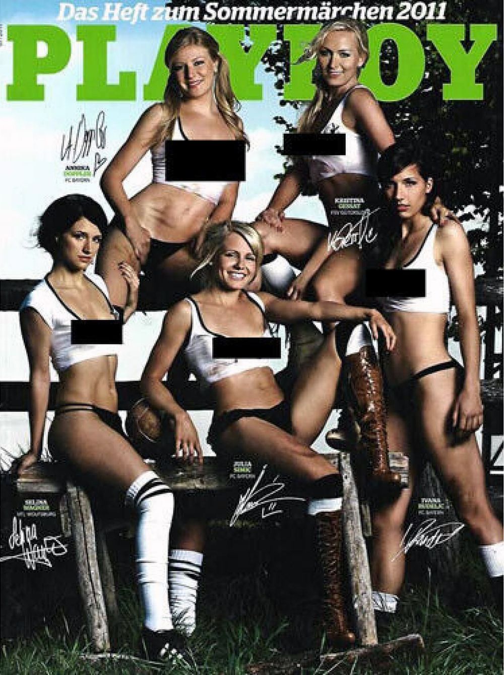 Playboy Magazin Deutschland 2011-07 Julia Simic Annika Doppler