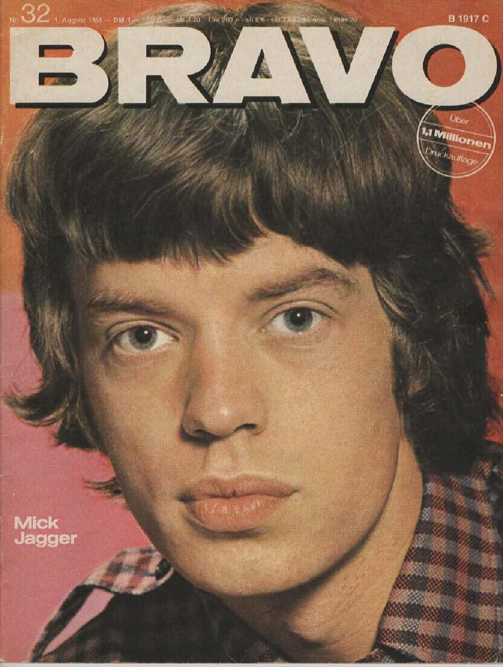 Bravo Magazin Deutschland 1966-16 Mick Jagger