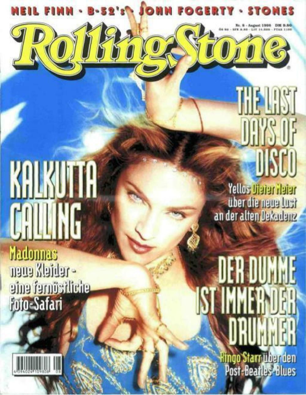 Rolling Stone Magazin Deutschland 1998-08 Madonna