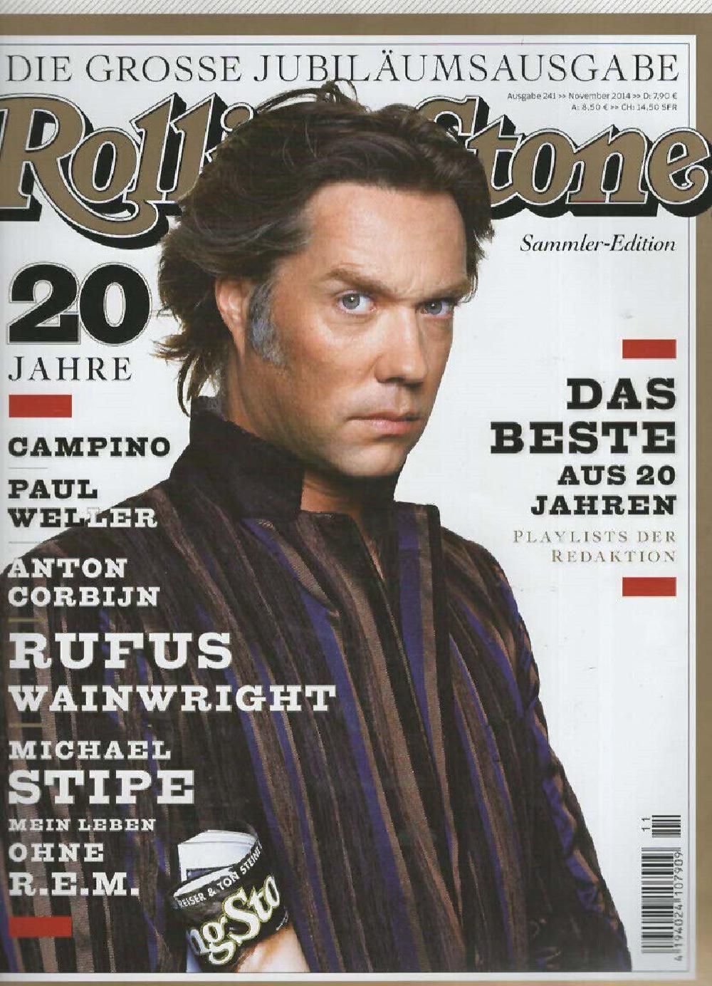 Rolling Stone Magazin Deutschland 2014-11 Rufus Wainwright Edition #241