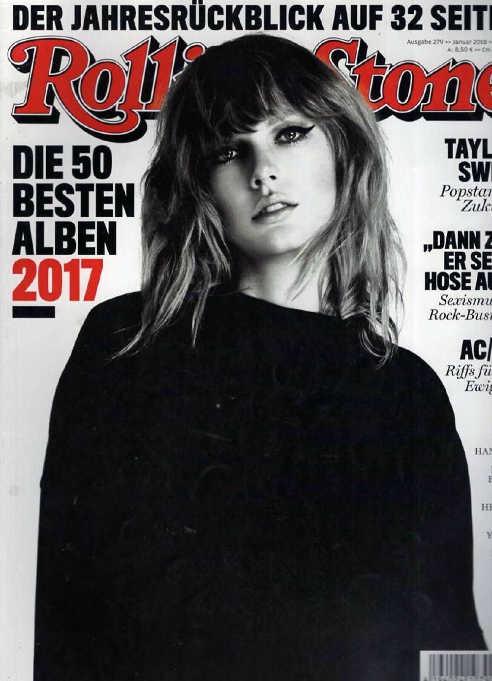 Rolling Stone Magazin Deutschland 2018-01 Taylor Swift ACDC Glen Hansard AC/DC #279