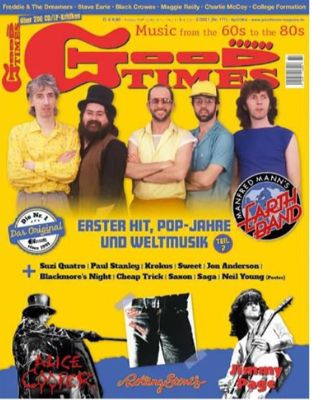 Good Times Magazin Deutschland 2021-02 Manfred Mann's Earth Band