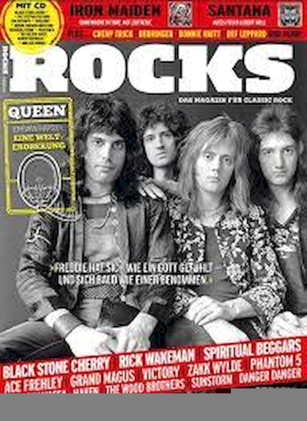 Rocks Revista Alemania 2016 #52 Queen Iron Maiden Black Stone Cherry Beggars Edición original