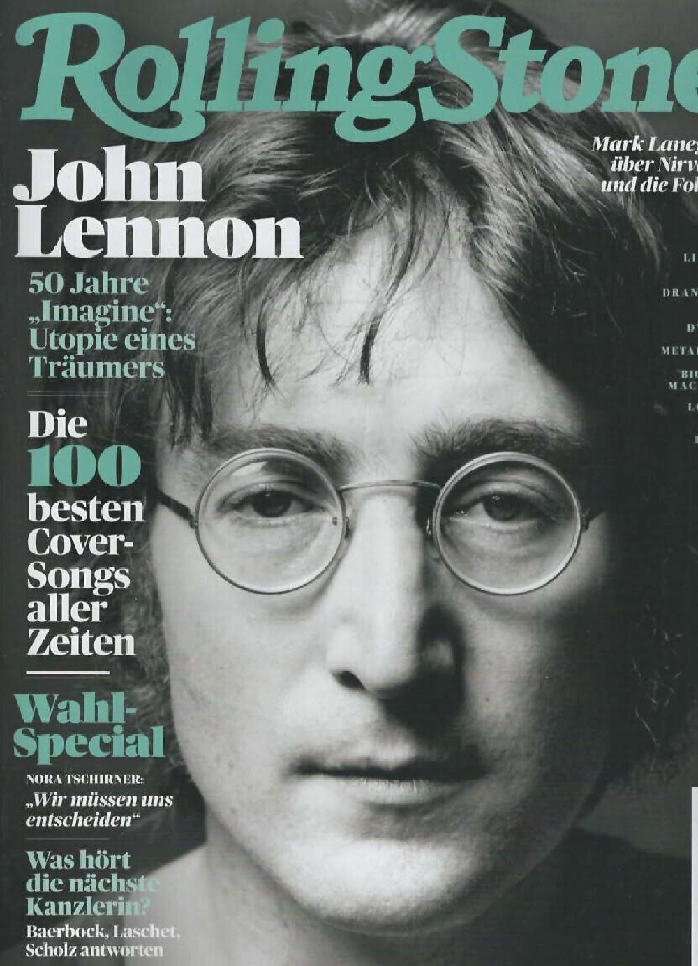 Rolling Stone Magazin Deutschland 2021-09 John Lennon Little Simz Bob Dylan Lorde #323