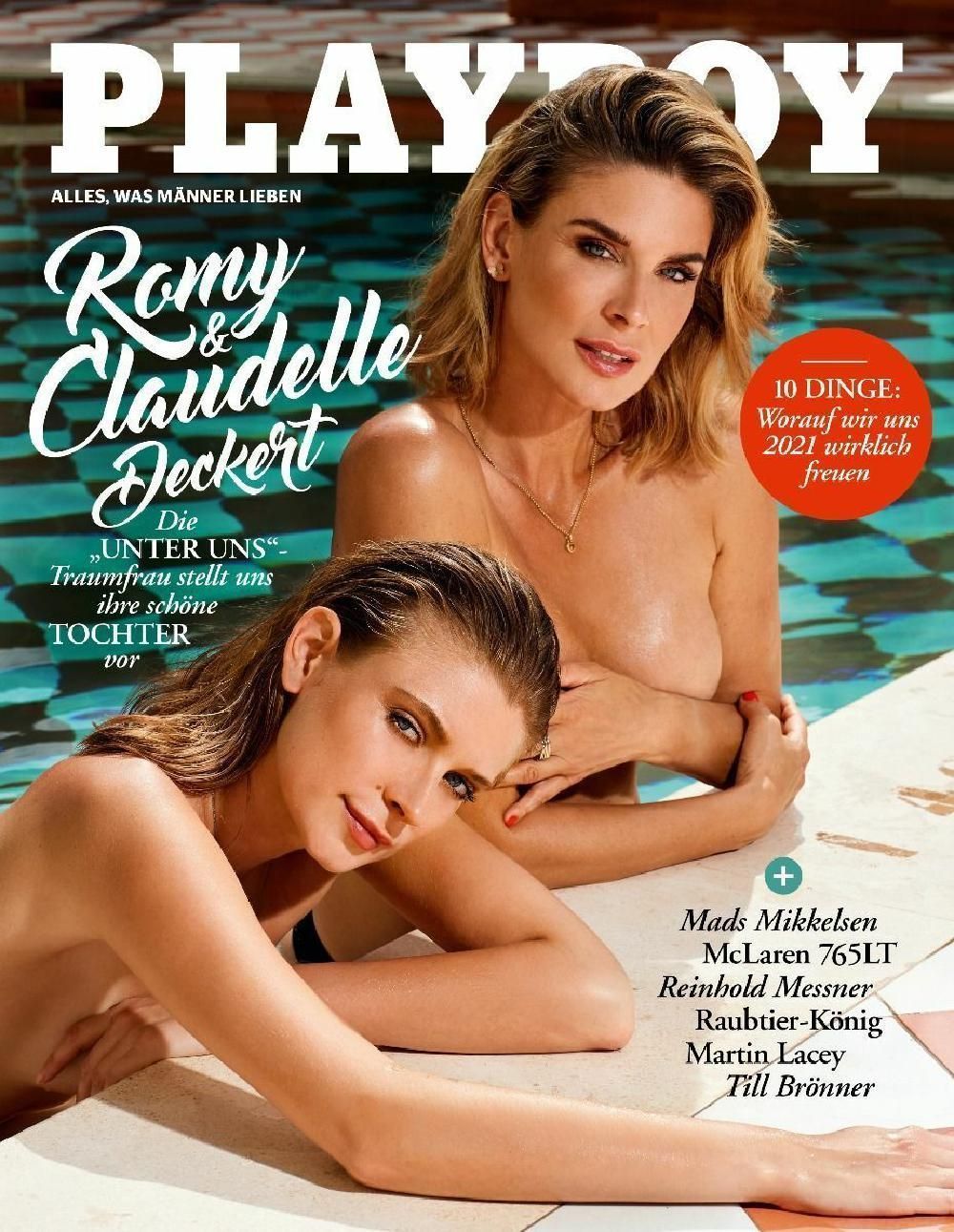 Playboy Tijdschrift Duitsland 2021-02 – Romy Claudelle Deckert – Originele uitgave