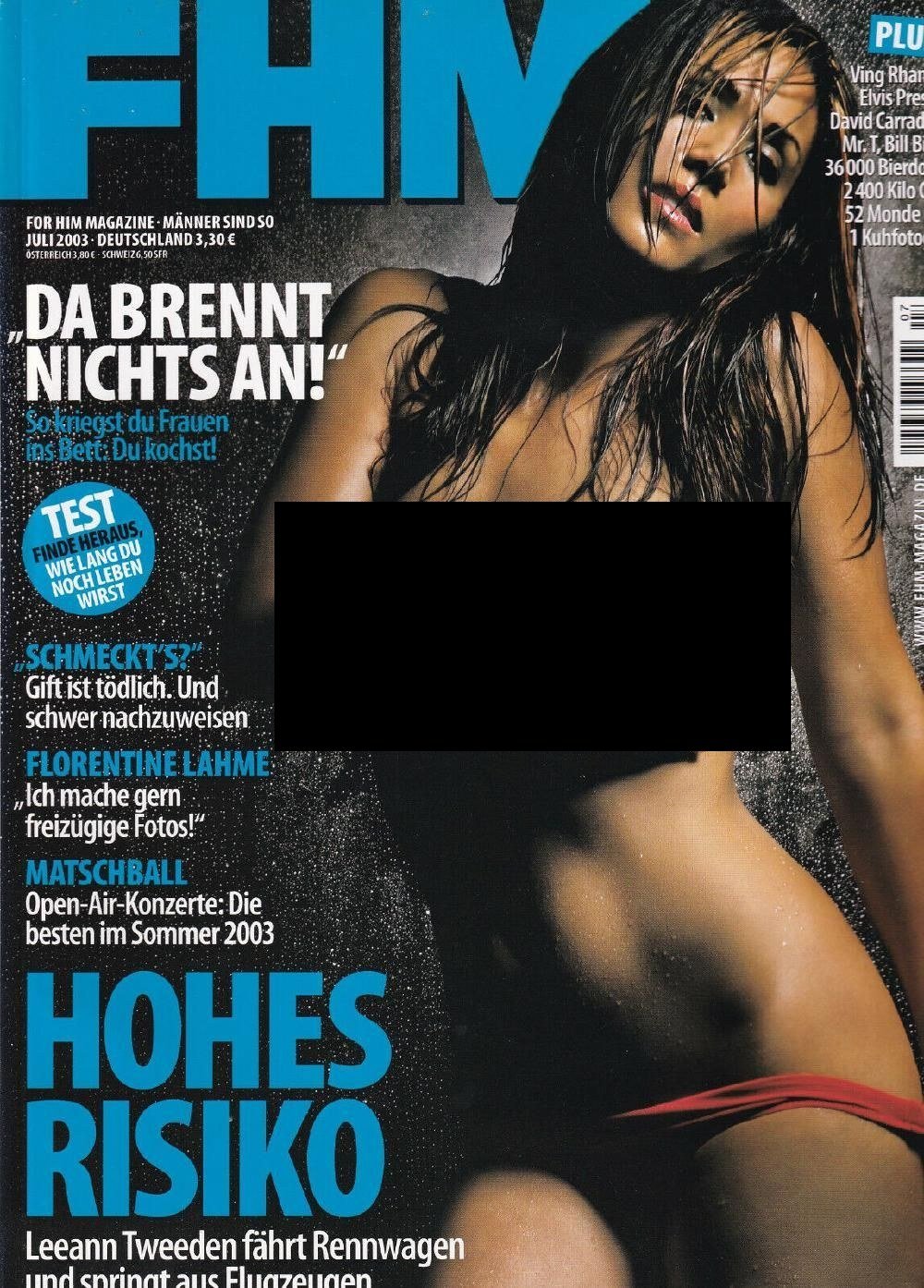 FHM Magazin Deutschland 2003-07 Leeann Tweeden