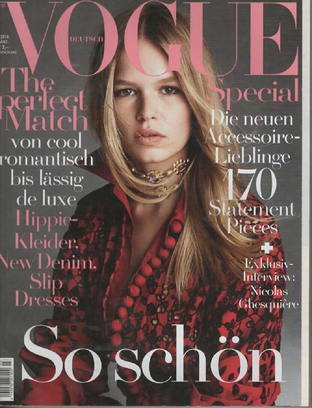 Vogue Magazin Deutschland 2016-03 Anna Ewers