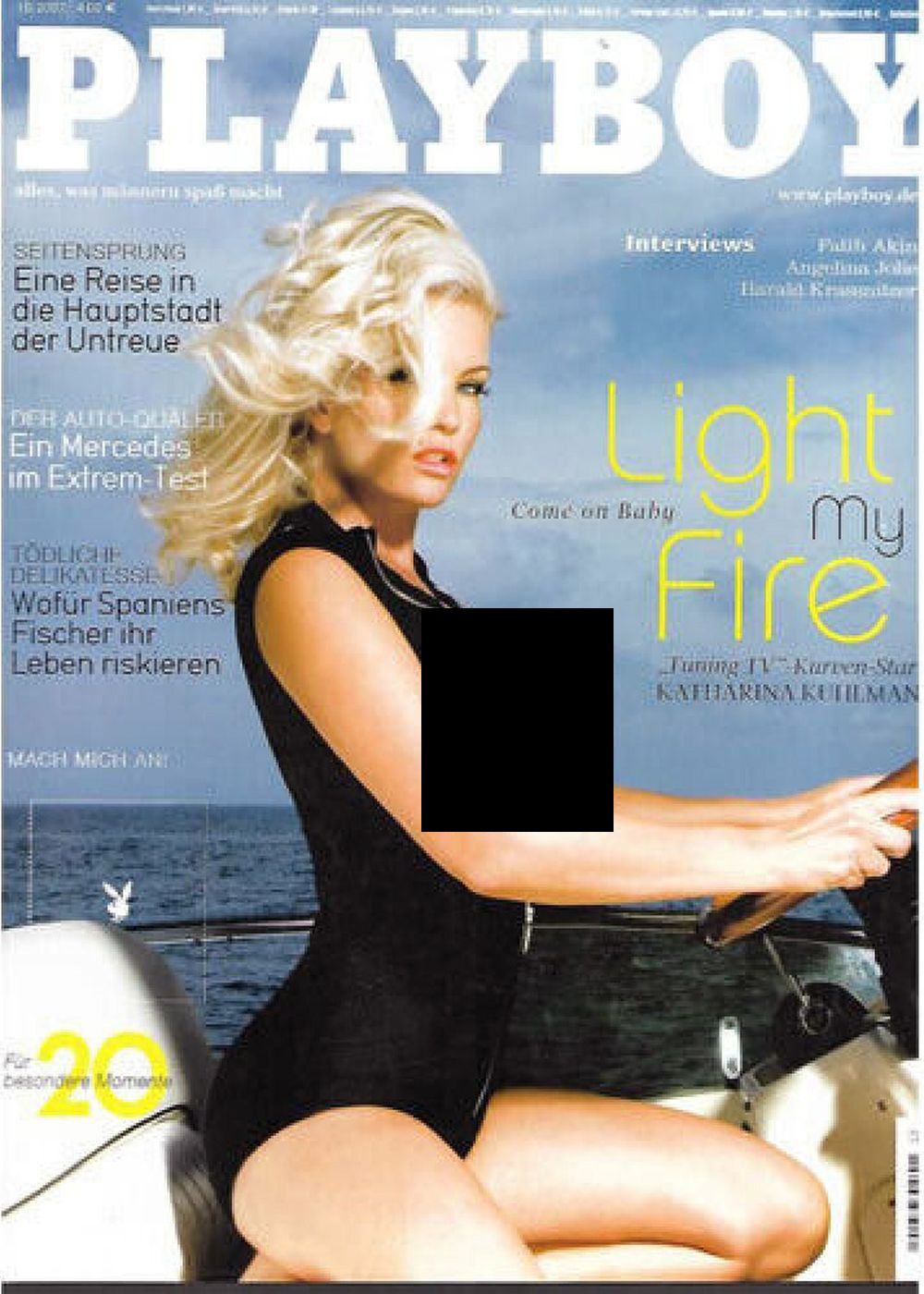 Playboy Magazin Deutschland 2007-10 Katharina Kuhlmann