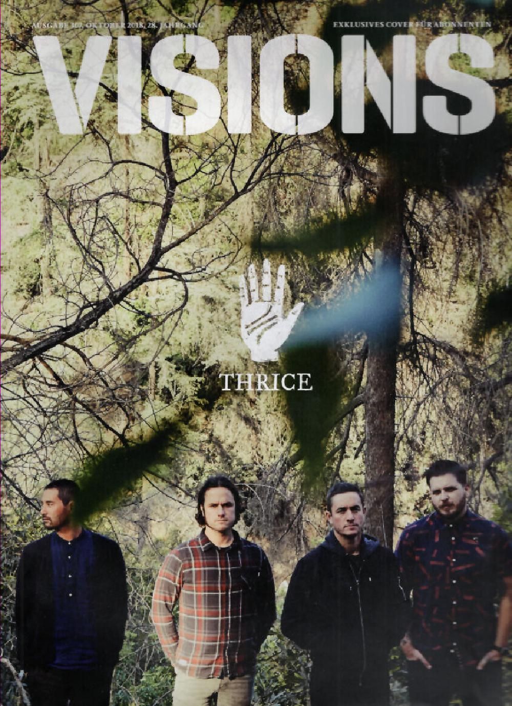 Visions Magazin Deutschland 2018-10 Thrice Edition #307