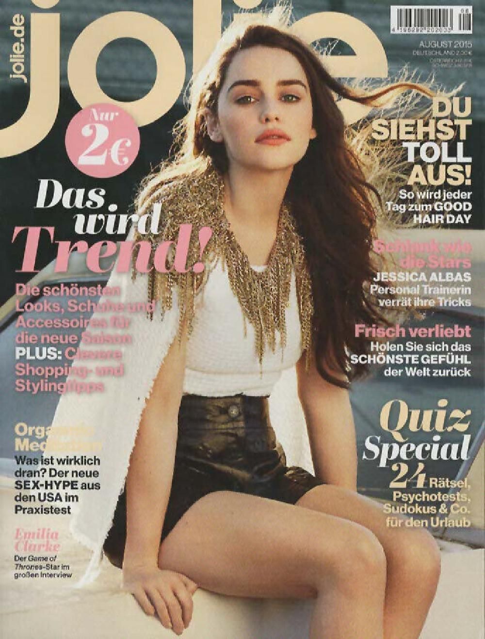 Jolie Magazin Deutschland 2015-08 Emilia Clarke