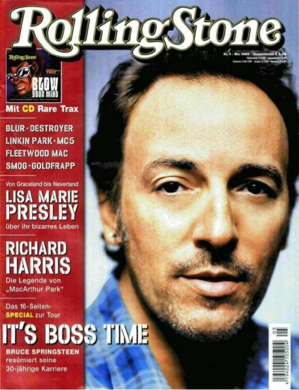 Rolling Stone Magazin Deutschland 2003-05 Bruce Springsteen Lisa Marie Presley