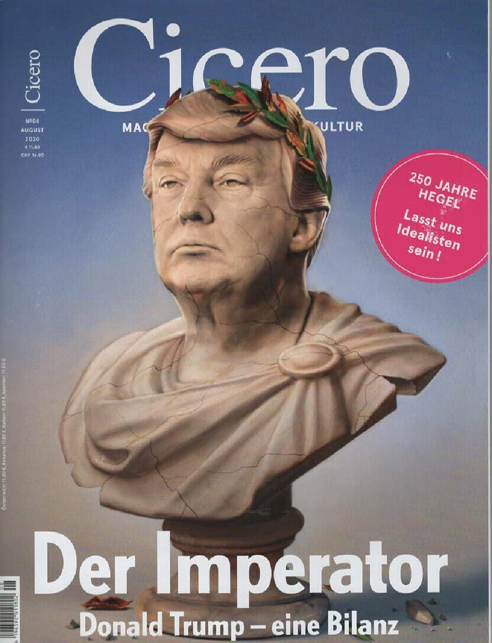 Cicero Magazin Deutschland 2020-08 Donald Trump